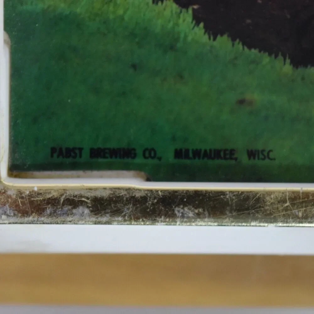 Hamm's Beer 1865 Bear Dipping Toe Water Light Up Wall Sign Vtg Breweriana READ